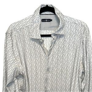 Stone Rose Collared Patterned Shirt